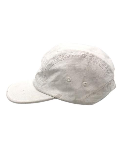 SUPREME（シュプリーム）Supreme (シュプリーム) MM6 Maison Margiela (エムエムシックスメゾンマルジェラ) Painted Camp Cap ホワイト サイズ:58の古着・服飾アイテム