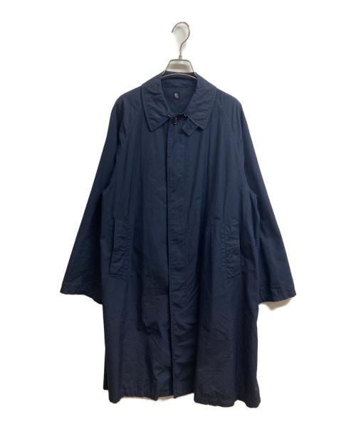 KAPTAIN SUNSHINE（キャプテンサンシャイン）KAPTAIN SUNSHINE (キャプテンサンシャイン) コットンシルクステンカラーコート ネイビー サイズ:36の古着・服飾アイテム