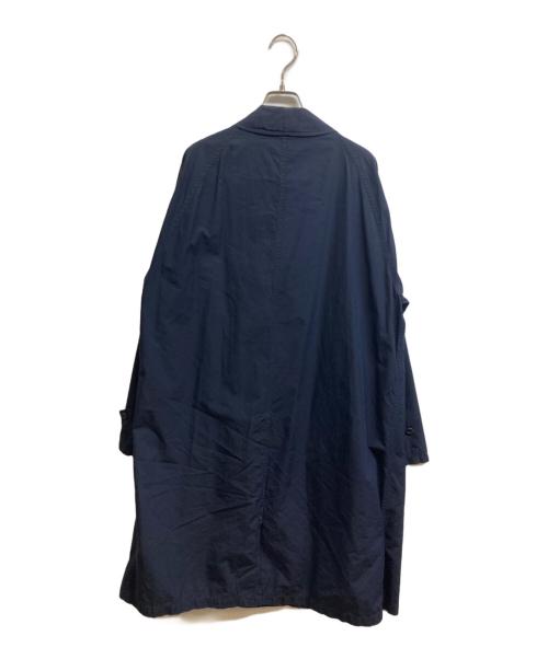 KAPTAIN SUNSHINE（キャプテンサンシャイン）KAPTAIN SUNSHINE (キャプテンサンシャイン) コットンシルクステンカラーコート ネイビー サイズ:36の古着・服飾アイテム