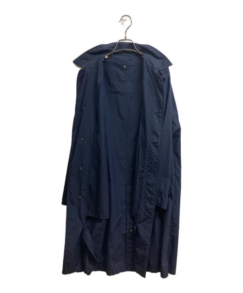 KAPTAIN SUNSHINE（キャプテンサンシャイン）KAPTAIN SUNSHINE (キャプテンサンシャイン) コットンシルクステンカラーコート ネイビー サイズ:36の古着・服飾アイテム