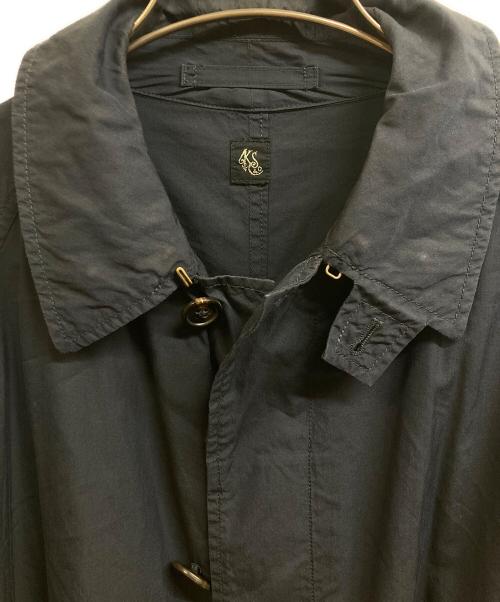 KAPTAIN SUNSHINE（キャプテンサンシャイン）KAPTAIN SUNSHINE (キャプテンサンシャイン) コットンシルクステンカラーコート ネイビー サイズ:36の古着・服飾アイテム