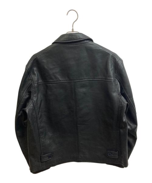 skookum（スクーカム）SKOOKUM (スクーカム) JACKROSE (ジャックローズ) LAMB LEATHER CAR COAT ブラック サイズ:3の古着・服飾アイテム