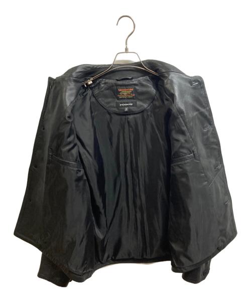 skookum（スクーカム）SKOOKUM (スクーカム) JACKROSE (ジャックローズ) LAMB LEATHER CAR COAT ブラック サイズ:3の古着・服飾アイテム