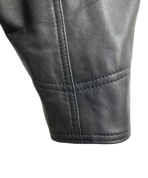 skookum（スクーカム）SKOOKUM (スクーカム) JACKROSE (ジャックローズ) LAMB LEATHER CAR COAT ブラック サイズ:3の古着・服飾アイテム