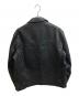 SKOOKUM (スクーカム) JACKROSE (ジャックローズ) LAMB LEATHER CAR COAT ブラック サイズ:3：25000円