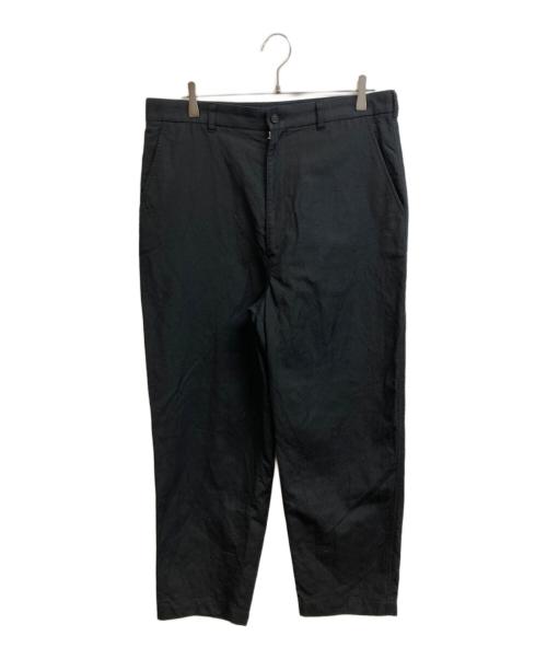 COMME des GARCONS HOMME（コムデギャルソン オム）COMME des GARCONS HOMME (コムデギャルソン オム) ウールリネンパンツ ブラック サイズ:Lの古着・服飾アイテム