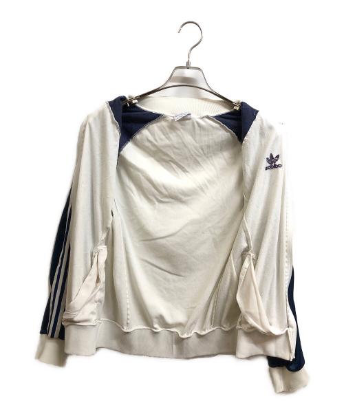 adidas（アディダス）adidas (アディダス) トラックジャケット ブルー×ホワイト サイズ:Mの古着・服飾アイテム