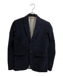 THOM BROWNE. NEW YORK（トムブラウン ニューヨーク）の古着「13AW 2Bコーデュロイテーラードジャケット」｜ネイビー