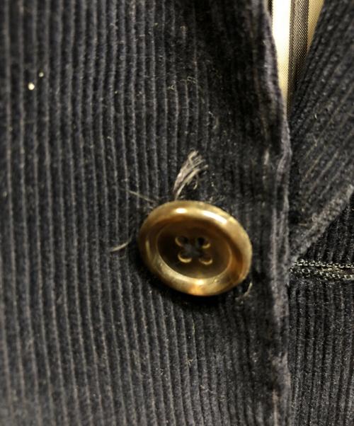 THOM BROWNE. NEW YORK（トムブラウン ニューヨーク）THOM BROWNE. NEW YORK (トムブラウンニューヨーク) 13AW 2Bコーデュロイテーラードジャケット ネイビー サイズ:00の古着・服飾アイテム