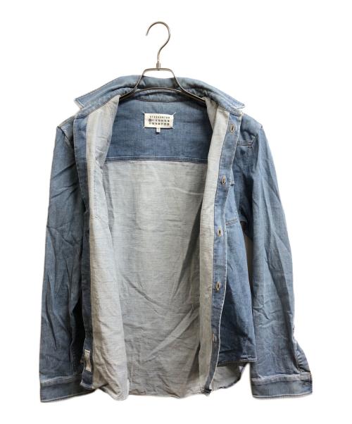 Maison Martin Margiela（メゾンマルタンマルジェラ）Maison Martin Margiela (メゾンマルタンマルジェラ) 15ss デニムウエスタンシャツ インディゴ サイズ:44の古着・服飾アイテム