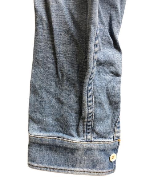 Maison Martin Margiela（メゾンマルタンマルジェラ）Maison Martin Margiela (メゾンマルタンマルジェラ) 15ss デニムウエスタンシャツ インディゴ サイズ:44の古着・服飾アイテム