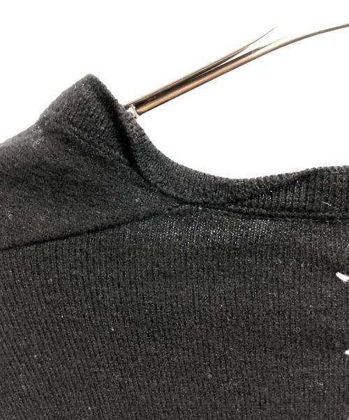 MARTIN MARGIELA（マルタン・マルジェラ）Martin Margiela (マルタン・マルジェラ) Vネック ウールニット ブラック サイズ:Sの古着・服飾アイテム