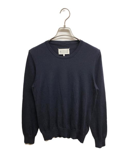 Maison Margiela（メゾンマルジェラ）Maison Margiela (メゾンマルジェラ) ウールニット ネイビー サイズ:Sの古着・服飾アイテム