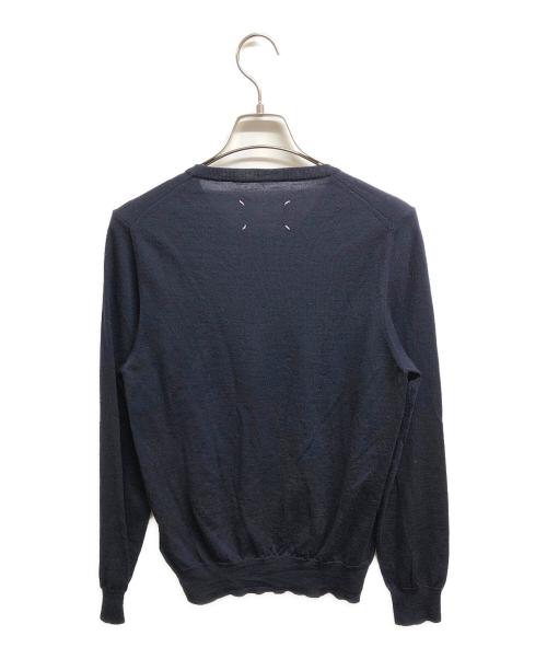 Maison Margiela（メゾンマルジェラ）Maison Margiela (メゾンマルジェラ) ウールニット ネイビー サイズ:Sの古着・服飾アイテム