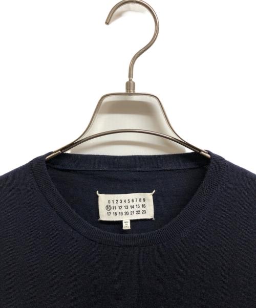 Maison Margiela（メゾンマルジェラ）Maison Margiela (メゾンマルジェラ) ウールニット ネイビー サイズ:Sの古着・服飾アイテム