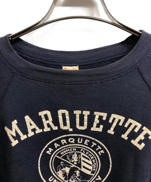 Champion（チャンピオン）Champion (チャンピオン) 60s MARQUETTE カレッジロゴスウェット ネイビー サイズ:Sの古着・服飾アイテム