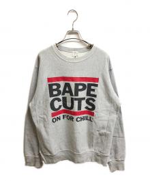 APE SHALL NEVER KILL APE（エイプ シャル ネバー キル エイプ）の古着「プリントスウェット」｜グレー