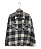 SUPREME×Hysteric Glamourシュプリーム×ヒステリックグラマー）の古着「21SS Plaid Flannel Shirt」｜ホワイト×ブラウン