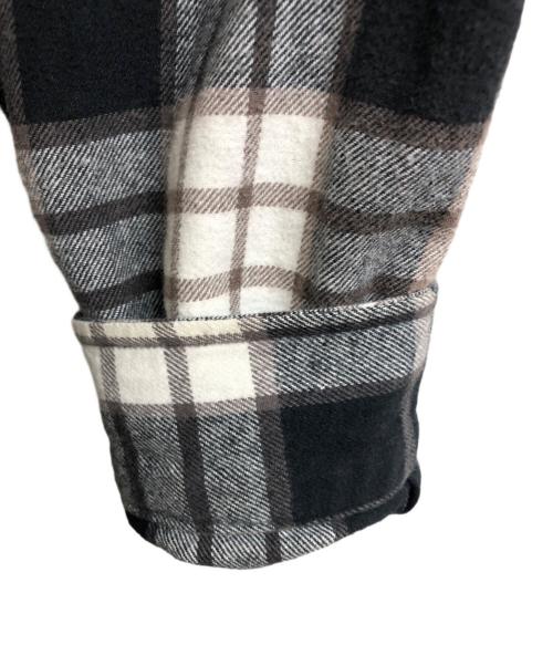 SUPREME（シュプリーム）Supreme (シュプリーム) Hysteric Glamour (ヒステリックグラマー) 21SS Plaid Flannel Shirt ホワイト×ブラウン サイズ:Mの古着・服飾アイテム
