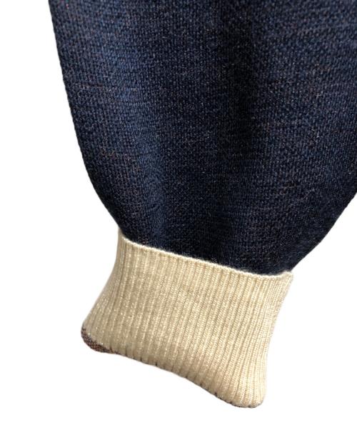 Hysteric Glamour（ヒステリックグラマー）Hysteric Glamour (ヒステリックグラマー) ジャガードニット ネイビー サイズ:Lの古着・服飾アイテム