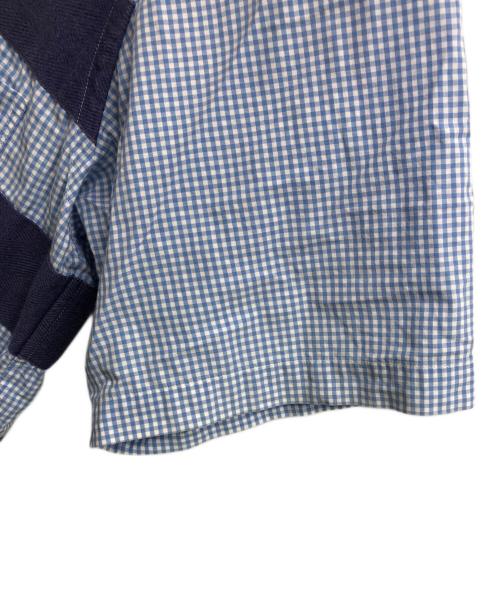 COMME des GARCONS HOMME（コムデギャルソン オム）COMME des GARCONS HOMME (コムデギャルソン オム) ギンガムチェックシャツ ブルー サイズ:Mの古着・服飾アイテム
