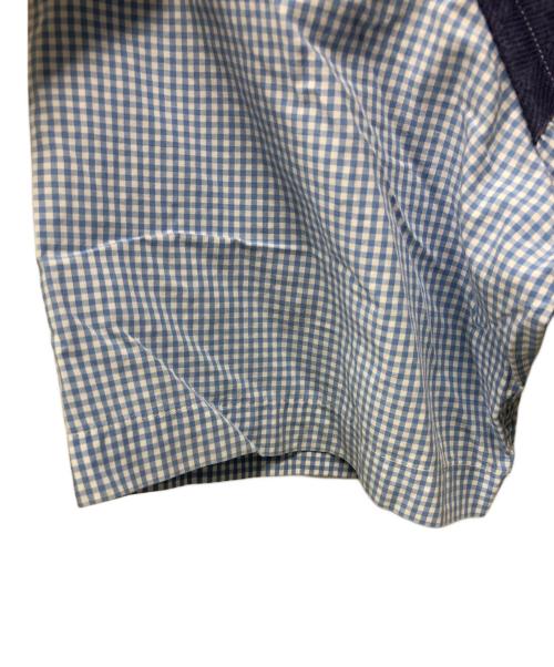 COMME des GARCONS HOMME（コムデギャルソン オム）COMME des GARCONS HOMME (コムデギャルソン オム) ギンガムチェックシャツ ブルー サイズ:Mの古着・服飾アイテム