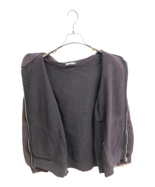 hysteric（ヒステリック）Hysteric (ヒステリック) グランジ加工ジップパーカー グレー サイズ:Freeの古着・服飾アイテム