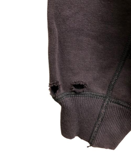 hysteric（ヒステリック）Hysteric (ヒステリック) グランジ加工ジップパーカー グレー サイズ:Freeの古着・服飾アイテム