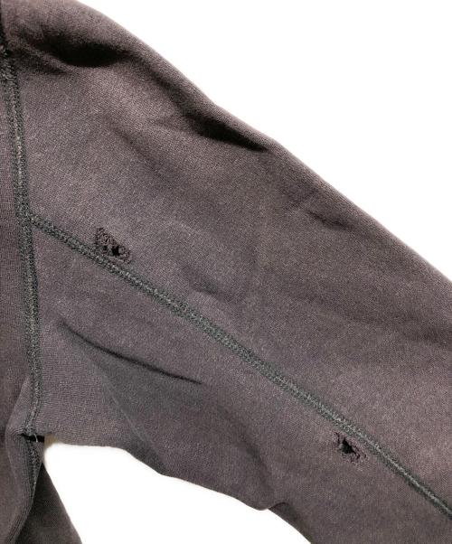 hysteric（ヒステリック）Hysteric (ヒステリック) グランジ加工ジップパーカー グレー サイズ:Freeの古着・服飾アイテム