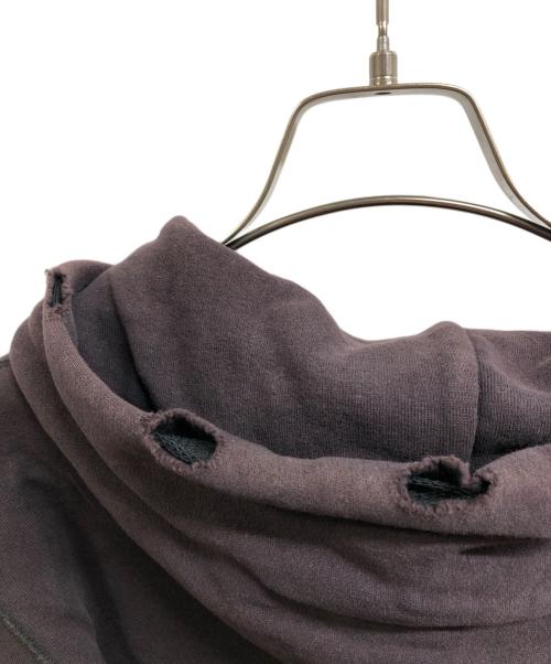 hysteric（ヒステリック）Hysteric (ヒステリック) グランジ加工ジップパーカー グレー サイズ:Freeの古着・服飾アイテム
