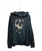 Hysteric Glamourヒステリックグラマー）の古着「スカルベリープルオーバーパーカー」｜ブラック