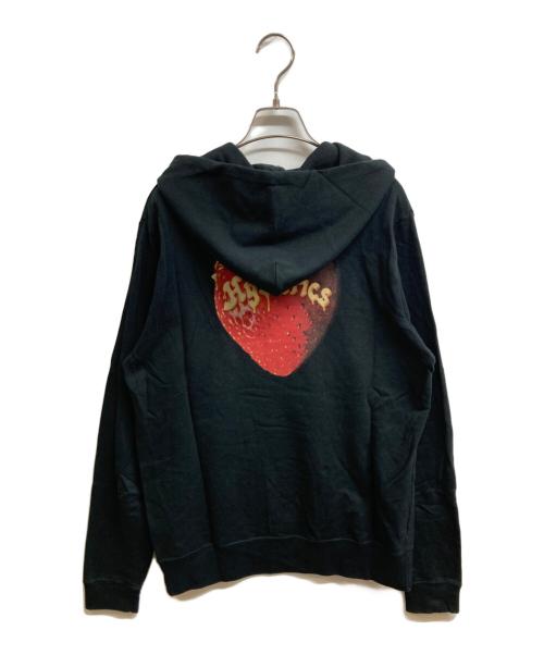Hysteric Glamour（ヒステリックグラマー）Hysteric Glamour (ヒステリックグラマー) スカルベリープルオーバーパーカー ブラック サイズ:Lの古着・服飾アイテム