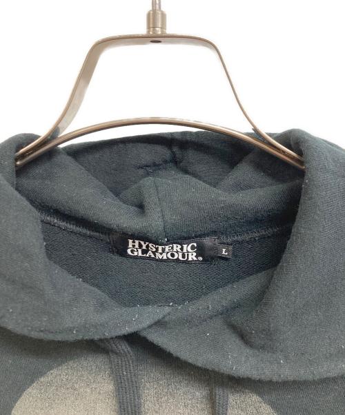 Hysteric Glamour（ヒステリックグラマー）Hysteric Glamour (ヒステリックグラマー) スカルベリープルオーバーパーカー ブラック サイズ:Lの古着・服飾アイテム