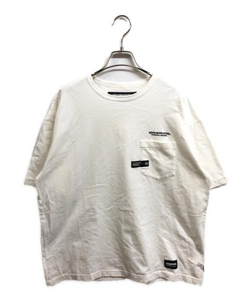 NEIGHBORHOOD（ネイバーフッド）NEIGHBORHOOD (ネイバーフッド) CLASSIC-P CREWNECK SS ホワイト サイズ:Mの古着・服飾アイテム