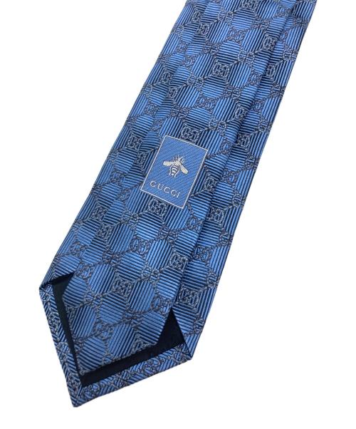 GUCCI（グッチ）GUCCI (グッチ) GG柄ネクタイ ブルー サイズ:不明の古着・服飾アイテム
