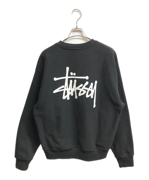 stussy（ステューシー）stussy (ステューシー) プリントスウェット ブラック サイズ:Lの古着・服飾アイテム
