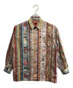 PAUL SMITHポールスミス）の古着「転写プリント長袖シャツ」｜マルチカラー