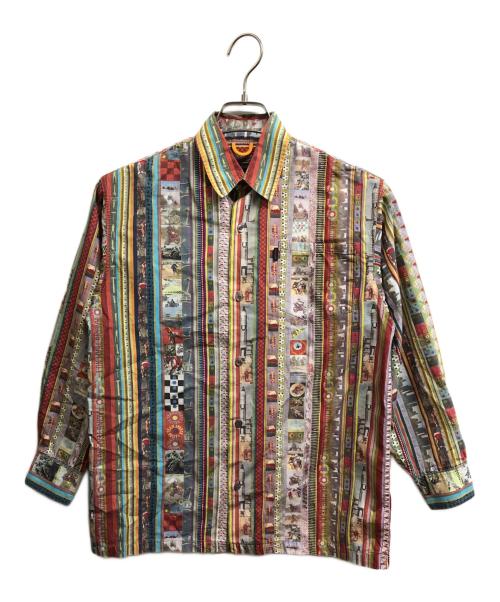 PAUL SMITH（ポールスミス）PAUL SMITH (ポールスミス) 転写プリント長袖シャツ マルチカラー サイズ:13/14の古着・服飾アイテム
