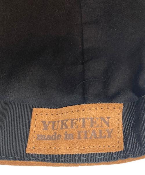 YUKETEN（ユケテン）YUKETEN (ユケテン) カウレザーキャップ ブラウン サイズ:不明 未使用品の古着・服飾アイテム