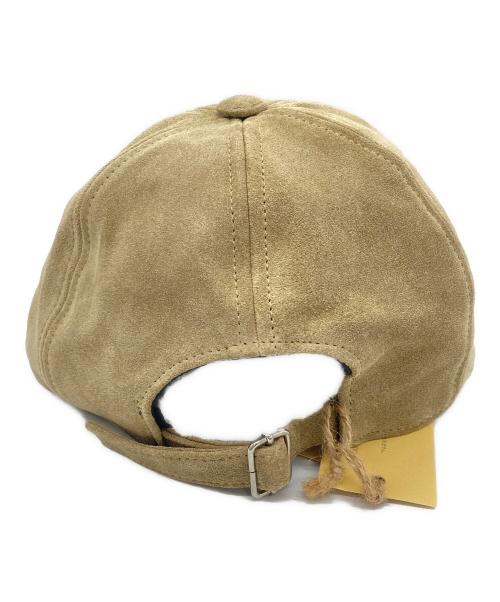 YUKETEN（ユケテン）YUKETEN (ユケテン) カウレザーキャップ ベージュ サイズ:不明 未使用品の古着・服飾アイテム
