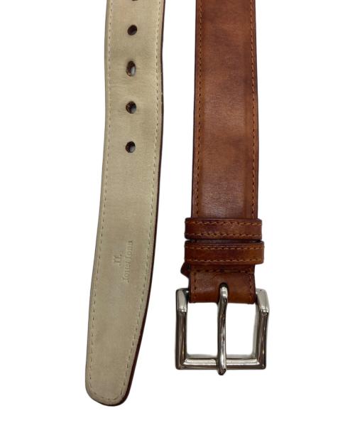 JOHN LOBB（ジョンロブ）JOHN LOBB (ジョンロブ) レザーベルト ブラウン サイズ:80の古着・服飾アイテム