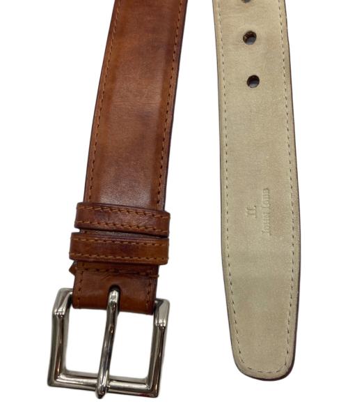 JOHN LOBB（ジョンロブ）JOHN LOBB (ジョンロブ) レザーベルト ブラウン サイズ:80の古着・服飾アイテム
