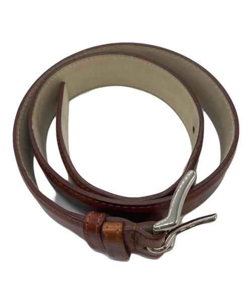 JOHN LOBB（ジョンロブ）JOHN LOBB (ジョンロブ) レザーベルト ブラウン サイズ:80の古着・服飾アイテム