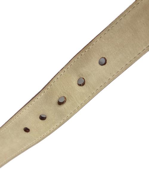 JOHN LOBB（ジョンロブ）JOHN LOBB (ジョンロブ) レザーベルト ブラウン サイズ:80の古着・服飾アイテム