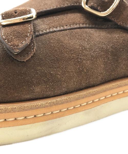 Santoni（サントーニ）Santoni (サントーニ) モンクストラップシューズ ブラウン サイズ:5の古着・服飾アイテム