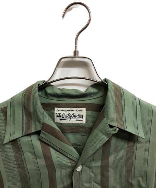 WACKO MARIA（ワコマリア）WACKO MARIA (ワコマリア) オープンカラーシャツ グリーン サイズ:Sの古着・服飾アイテム