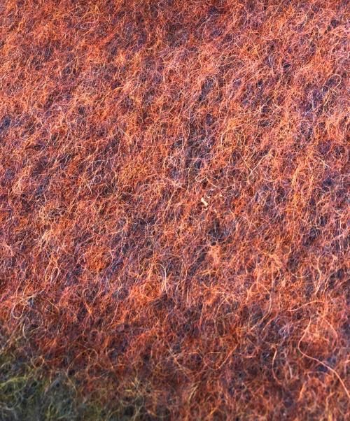 Acne studios（アクネ ストゥディオス）Acne studios (アクネ ストゥディオス) ウールモヘアスカーフ ブラウンの古着・服飾アイテム