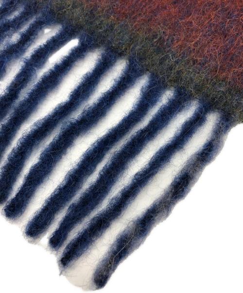 Acne studios（アクネ ストゥディオス）Acne studios (アクネ ストゥディオス) ウールモヘアスカーフ ブラウンの古着・服飾アイテム