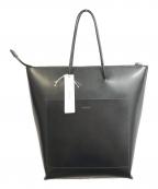 YAHKIヤーキ）の古着「スムースレザートートバッグ」｜ブラック