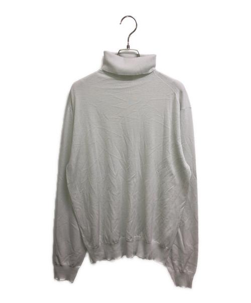 HERMES（エルメス）HERMES (エルメス) タートルネックニット グリーン サイズ:Mの古着・服飾アイテム